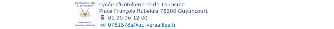 Lycée d'Hôtellerie et de Tourisme - Guyancourt